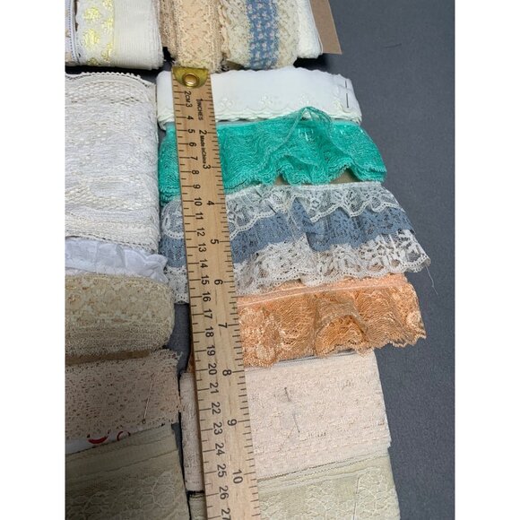 70 yards 11" Assorted Lace Trim Rolls for Sewing & Crafts Vintage - Picture 10 of 12